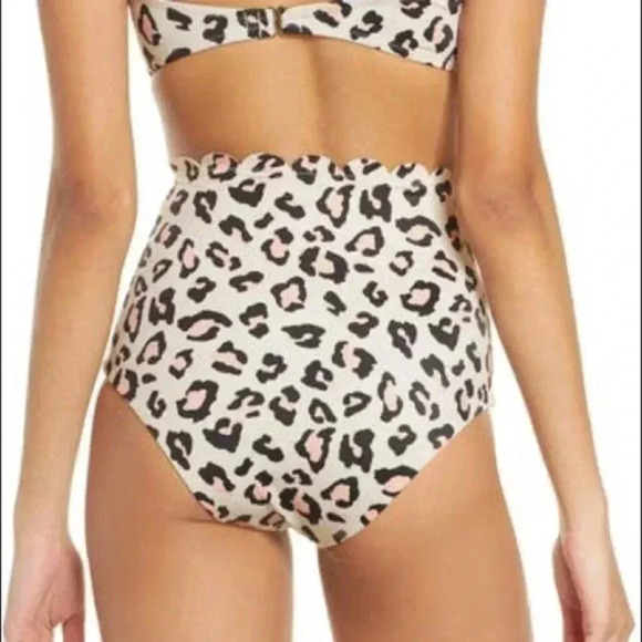 Chelsea28 Scallop High Waisted Swim Bottoms M - Picture 4 of 7